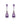 Amethyst With Diamond EF-VS 2.60ctw Push Post Earrings In 9KT White Gold