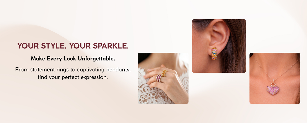 Gemstone jewelry editorial
