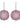 Pink Opal With Rhodolite Garnet 10.80ctw Earrings In 925 Sterling Silver