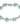 Larimar With Amethyst 40.60ctw Bracelet In 925 Sterling Silver