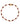 Red Garnet Pear Link Bracelet – 9KT Yellow Gold | Fine Jewelry Yellow Gold