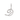 Elegant Script Alphabet Letter 'A' Zircon Charm in Sterling Silver Sterling silver D