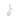 Elegant Script Alphabet Letter 'A' Zircon Charm in Sterling Silver Sterling silver E