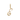 Elegant Script Alphabet Letter 'A' Zircon Charm in Sterling Silver Gold-plated E