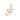 Elegant Script Alphabet Letter 'A' Zircon Charm in Sterling Silver Gold-plated F