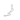 Elegant Script Alphabet Letter 'A' Zircon Charm in Sterling Silver Sterling silver L