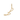 Elegant Script Alphabet Letter 'A' Zircon Charm in Sterling Silver Gold-plated L