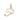 Elegant Script Alphabet Letter 'A' Zircon Charm in Sterling Silver Gold-plated P