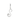 Elegant Script Alphabet Letter 'A' Zircon Charm in Sterling Silver Sterling silver S