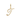 Elegant Script Alphabet Letter 'A' Zircon Charm in Sterling Silver Gold-plated T