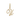 Elegant Script Alphabet Letter 'A' Zircon Charm in Sterling Silver Gold-plated U