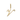 Elegant Script Alphabet Letter 'A' Zircon Charm in Sterling Silver Gold-plated V