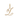 Elegant Script Alphabet Letter 'A' Zircon Charm in Sterling Silver Gold-plated Z