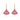Pink Tourmaline Drop Leaver Back Earrings – 9KT Yellow Gold | Fine Jewelry