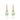 Emerald Drop Huggie Earrings – 9KT Yellow Gold | Fine Jewelry Rose Gold
