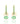 Emerald Drop Huggie Earrings – 9KT Yellow Gold | Fine Jewelry Yellow Gold