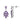 Brazilian Amethyst 3.90ctw Push Post Earrings In 925 Sterling Silver