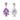 Amethyst Chandelier Drop Earrings – 925 Sterling Silver | Fine Jewelry