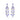 Tanzanite Chandelier Earrings – 9KT Rose Gold | Fine Jewelry Yellow Gold