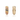 Multi-Sapphire Huggie Hoop Earrings – 9KT Yellow Gold | Luxury Jewelry