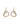 Multi-Sapphire Heart Hoop Earrings – 9KT Yellow Gold | Fine Jewelry Yellow Gold
