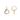 Multi-Sapphire Heart Hoop Earrings – 9KT Yellow Gold | Fine Jewelry