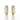 Alexandrite Triple-Bar Hoop Earrings – 9KT Rose Gold | Fine Jewelry Yellow Gold