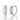 Alexandrite Triple-Bar Hoop Earrings – 9KT Rose Gold | Fine Jewelry