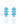 Turquoise Flower Hoop Earrings – 925 Sterling Silver