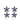 Iolite 2.40ctw Push Post Earrings In 925 Sterling Silver