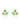 Emerald Tri-Leaf Stud Earrings– 9KT Yellow Gold | Fine Jewelry Yellow Gold