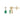 Emerald Drop Stud Earrings – 9KT Yellow Gold | Fine Jewelry