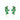 Emerald Organic Cluster Earrings– 9KT Yellow Gold | Fine Jewelry Rose Gold