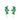 Emerald Organic Cluster Earrings– 9KT Yellow Gold | Fine Jewelry White Gold