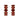 Garnet Huggie-Hoop Earrings – 9KT Yellow Gold | Fine Jewelry Rose Gold