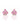 Pink Sapphire Stud Earrings – 9KT Yellow Gold | Fine Jewelry Yellow Gold