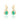 Emerald Twist or Bypass Earrings – 9KT Yellow Gold | Fine Jewelry Yellow Gold