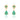 Emerald Stud or Drop Earrings – 9KT Yellow Gold | Fine Jewelry Yellow Gold