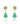 Emerald Stud or Drop Earrings – 9KT Yellow Gold | Fine Jewelry Yellow Gold