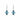 Blue Topaz Dangle Earrings – 925 Sterling Silver | Fine Jewelry