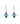 Blue Topaz Dangle Earrings – 925 Sterling Silver | Fine Jewelry