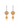 Citrine Floral Drop Earrings – 925 Sterling Silver | Fine Jewelry