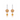 Citrine Floral Drop Earrings – 925 Sterling Silver | Fine Jewelry