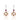 Morganite Push Post Earrings – 9KT Yellow Gold | Fine Jewelry White Gold