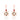Morganite Push Post Earrings – 9KT Yellow Gold | Fine Jewelry Rose Gold