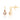 Morganite Push Post Earrings – 9KT Yellow Gold | Fine Jewelry