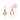 Morganite Push Post Earrings – 9KT Yellow Gold | Fine Jewelry