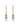 Alexandrite Dangle Lever Back Earrings – 9KT Yellow Gold | Fine Jewelry Yellow Gold