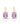 Kunzite Octagon Stud Earrings – 9KT Yellow Gold | Fine Jewelry Yellow Gold