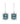 London Blue Topaz 1.70ctw Lever Back Earrings In 925 Sterling Silver